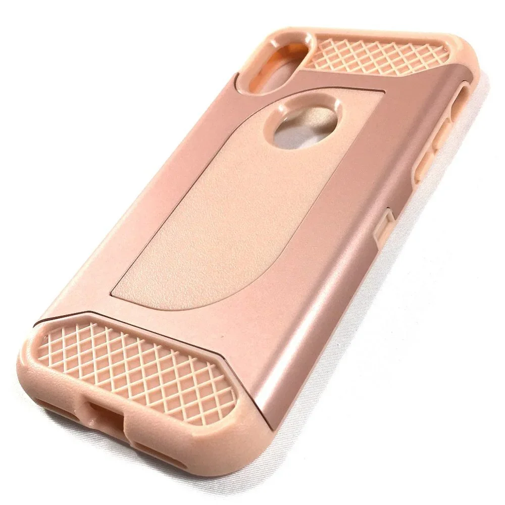 NEW iPhone Xs 1Os X 10 Case Cover Pink Rosegold Rose Gold